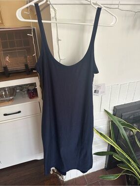 Beyond Yoga Navy Midi Tank Dress